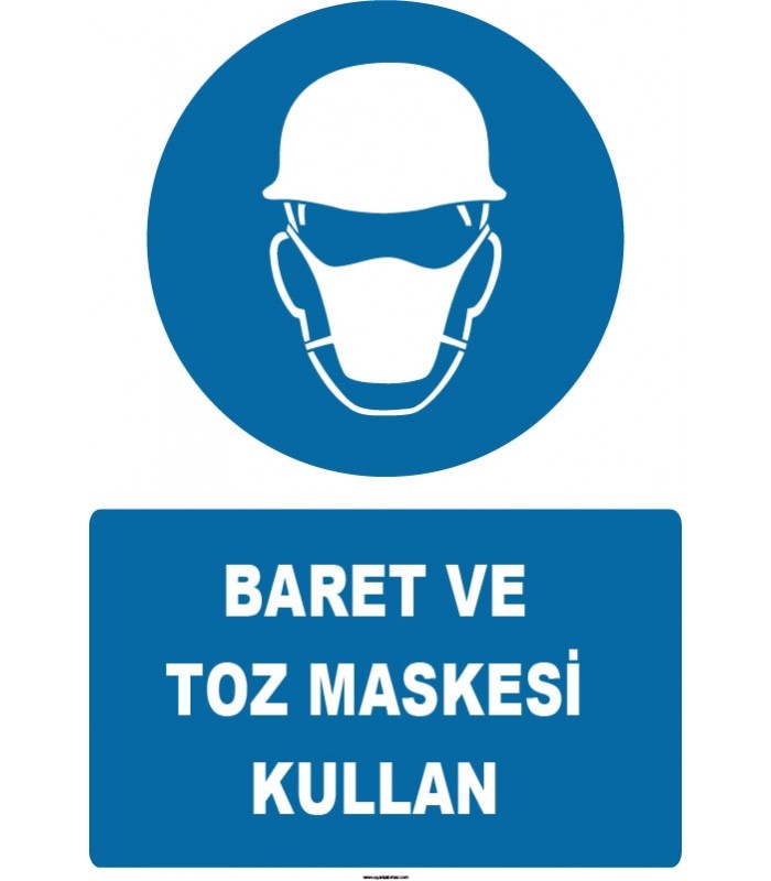 ZY1455 - Baret ve toz maskesi kullan