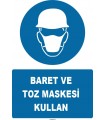 ZY1455 - Baret ve toz maskesi kullan