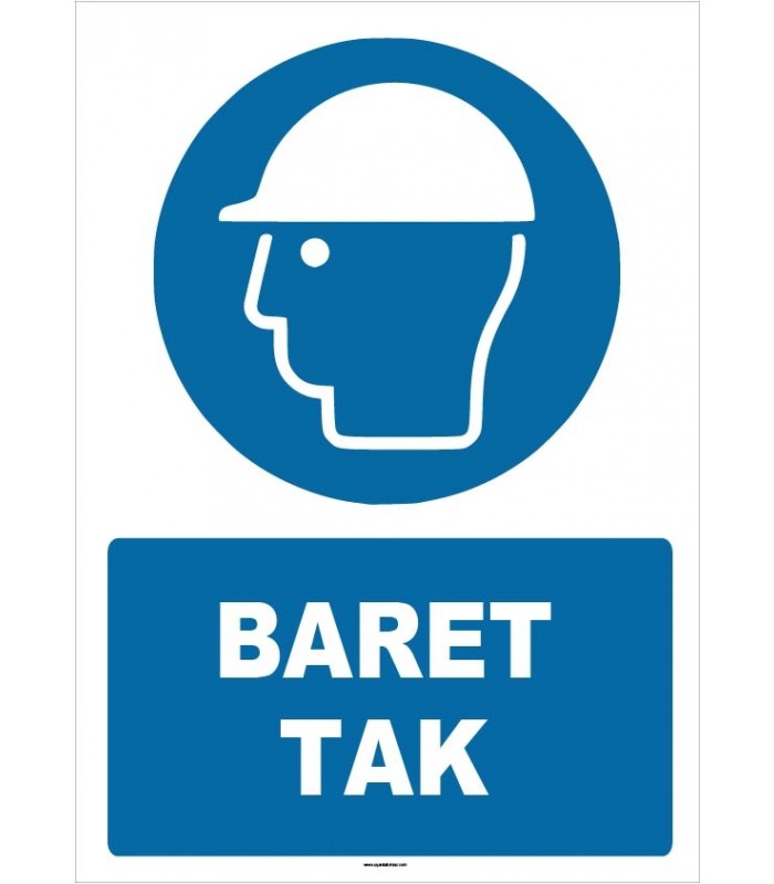 ZY1459 - ISO 7010 Baret Tak