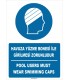 ZY1464 - Türkçe İngilizce Havuza Yüzme Bonesi İle Girilmesi Zorunludur, Pool Users Must Wear Swimming Caps