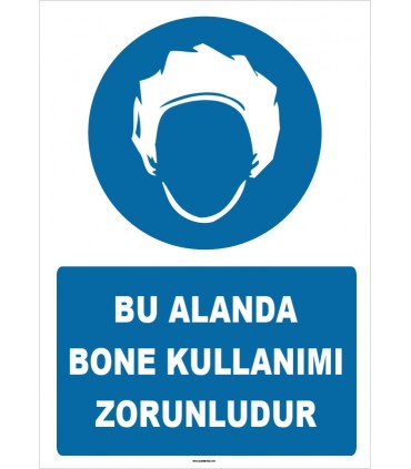 ZY1474 - Bu Alanda Bone Kullanımı Zorunludur