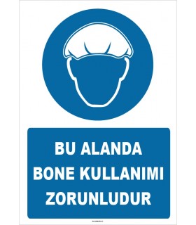 ZY1475 - Bu Alanda Bone Kullanımı Zorunludur