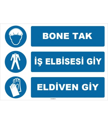 ZY1502 - Bone Tak, İş Elbisesi Giy, Eldiven Giy