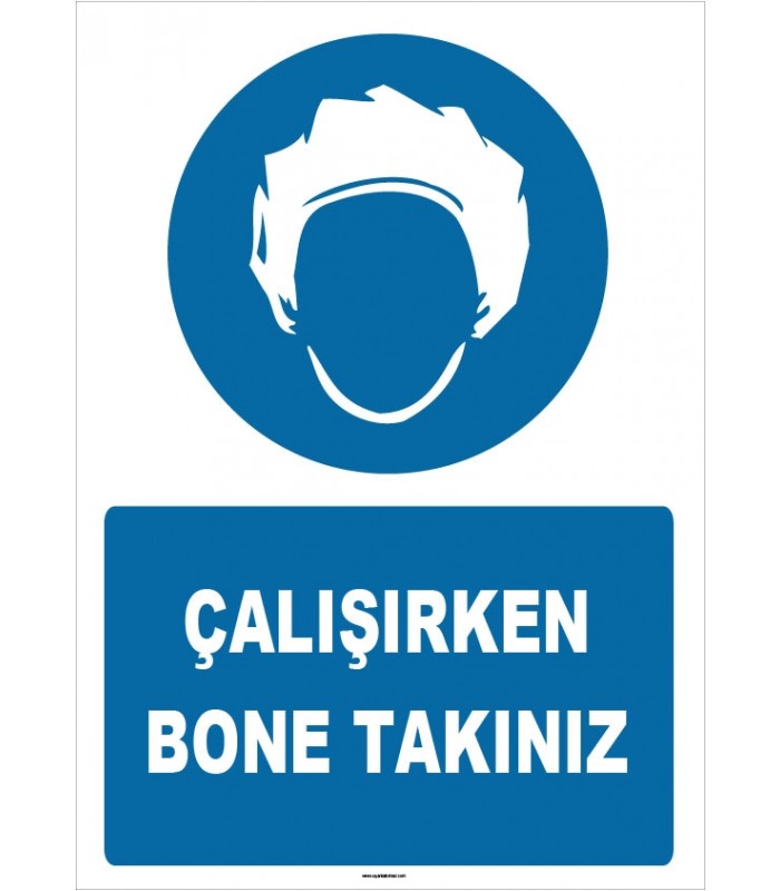 ZY1508 - Çalışırken Bone Takınız