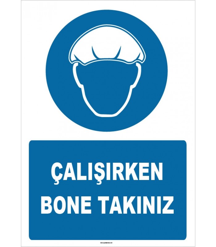 ZY1509 - Çalışırken Bone Takınız