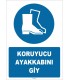 ZY1522 - ISO 7010 Koruyucu ayakkabını giy