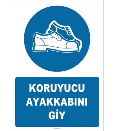 ZY1523 - Koruyucu ayakkabını giy