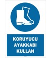 ZY1526 - ISO 7010 Koruyucu ayakkabı kullan