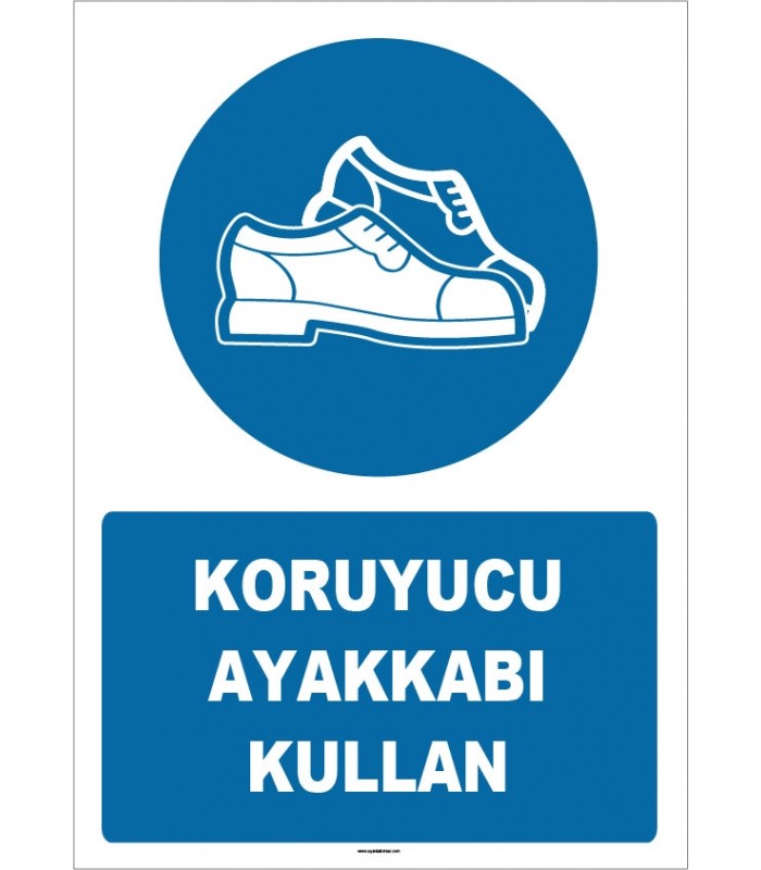 ZY1527 - Koruyucu ayakkabı kullan