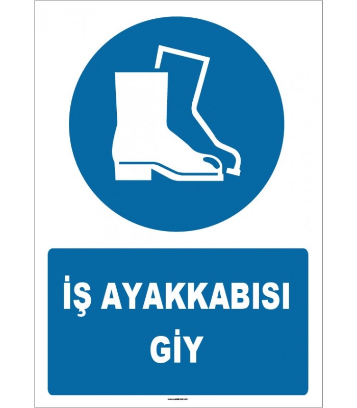 ZY1531 - ISO 7010 İş ayakkabısı giy