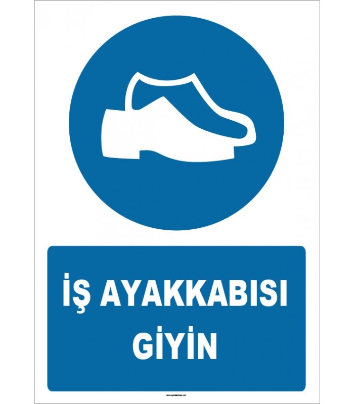 ZY1538 - İş ayakkabısı giyin
