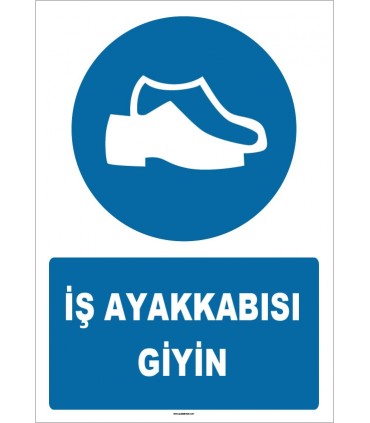 ZY1538 - İş ayakkabısı giyin