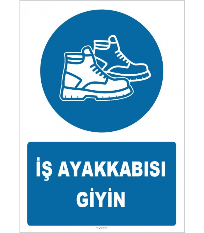 ZY1539 - İş ayakkabısı giyin