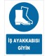 ZY1540 - ISO 7010 İş ayakkabısı giyin