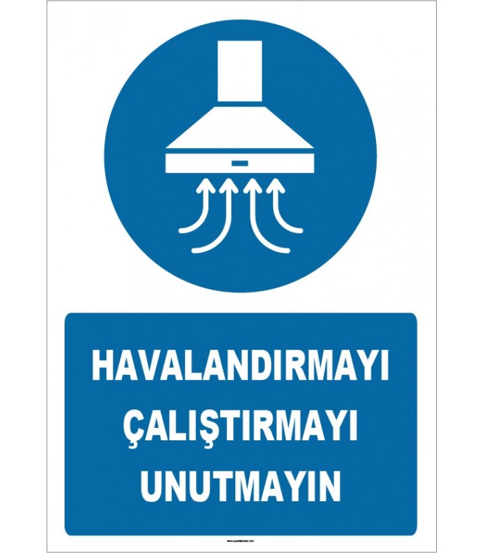 ZY1549 - Havalandırmayı Çalıştırmayı Unutmayın