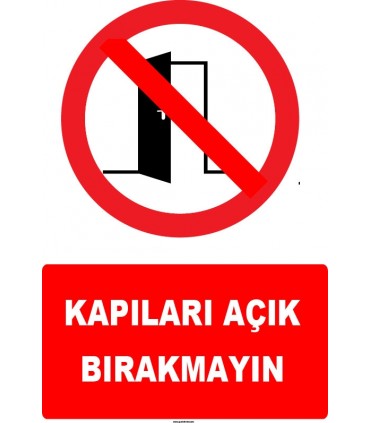 ZY1550 - Kapıları Açık Bırakmayın