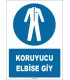 ZY1560 - IS0 7010 Koruyucu Elbise Giy