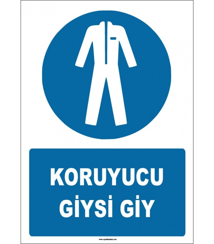 ZY1561 - IS0 7010 Koruyucu Giysi Giy