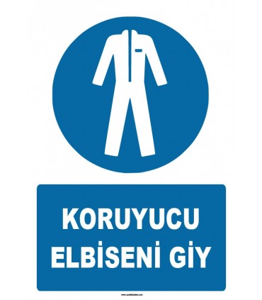 ZY1562 - IS0 7010 Koruyucu Elbiseni Giy