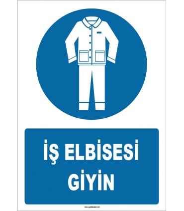 ZY1595 - İş Elbisesi Giyin