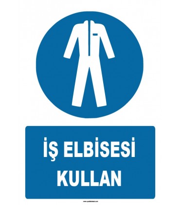 ZY1598 - ISO 7010 İş Elbisesi Kullan
