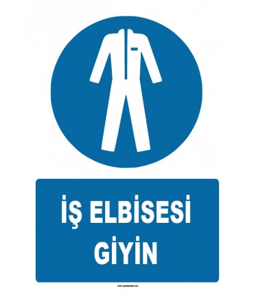ZY1593 - ISO 7010 İş Elbisesi Giyin