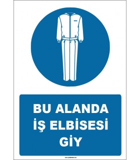 ZY1583 - Bu Alanda İş Elbisesi Giy