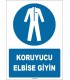 ZY1600 - IS0 7010 Koruyucu Elbise Giyin