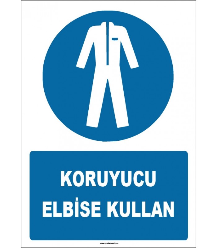 ZY1601 - IS0 7010 Koruyucu Elbise Kullan