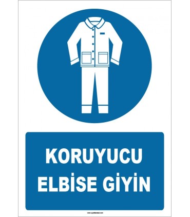 ZY1604 - Koruyucu Elbise Giyin