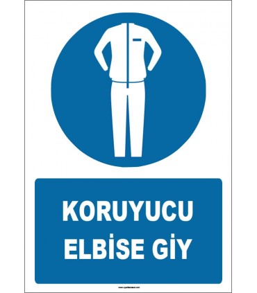 ZY1606 - Koruyucu Elbise Giy