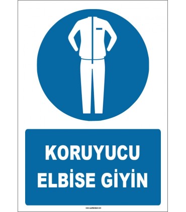 ZY1607 - Koruyucu Elbise Giyin