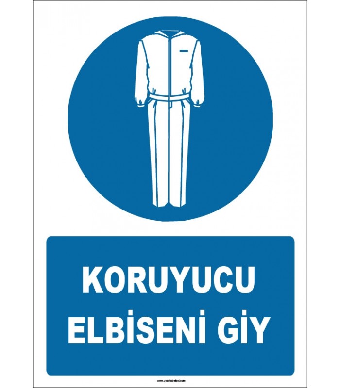 ZY1611 - Koruyucu Elbiseni Giy