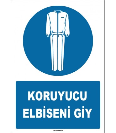 ZY1611 - Koruyucu Elbiseni Giy