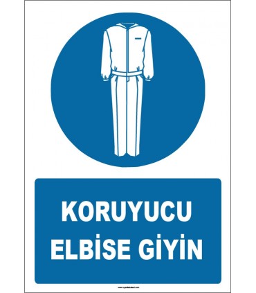 ZY1612 - Koruyucu Elbise Giyin