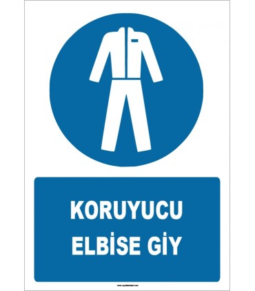 ZY1618 - Koruyucu Elbise Giy