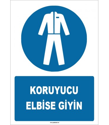 ZY1619 - Koruyucu Elbise Giyin