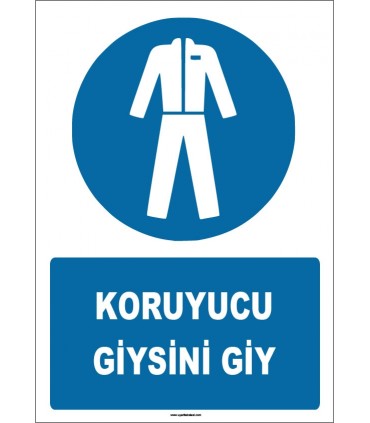ZY1625 - Koruyucu Giysini Giy