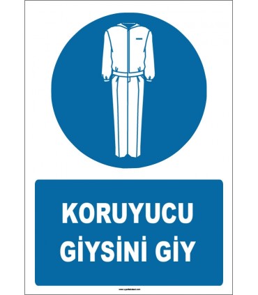 ZY1629 - Koruyucu Giysini Giy