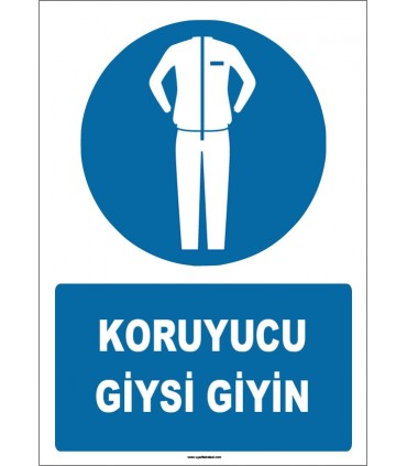 ZY1636 - Koruyucu Giysi Giyin
