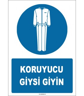 ZY1632 - Koruyucu Giysi Giyin