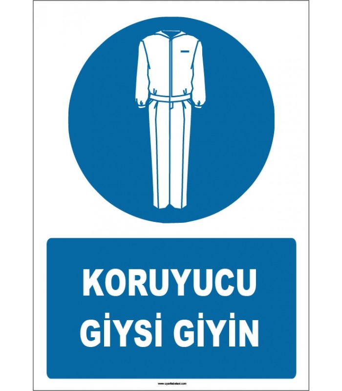 ZY1632 - Koruyucu Giysi Giyin