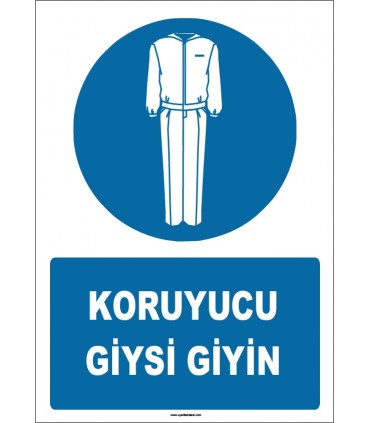 ZY1632 - Koruyucu Giysi Giyin