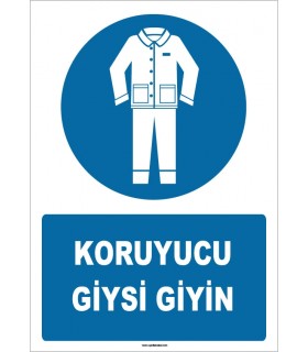 ZY1641 - Koruyucu Giysi Giyin