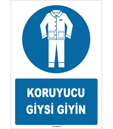 ZY1641 - Koruyucu Giysi Giyin