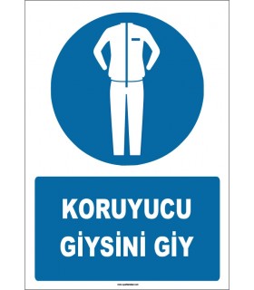ZY1635 - Koruyucu Giysini Giy