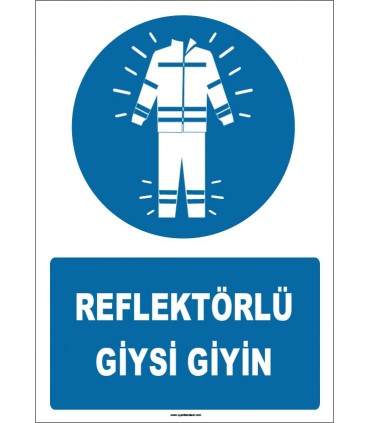 ZY1665 - Reflektörlü Giysi Giyin