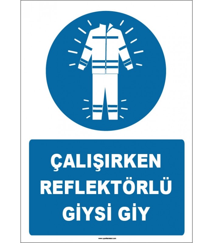 ZY1667 - Çalışırken Reflektörlü Giysi Giy