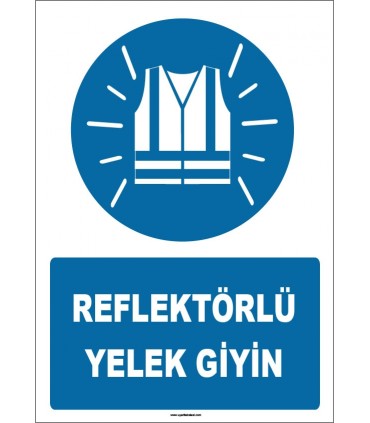 ZY1669 - Reflektörlü Yelek Giyin