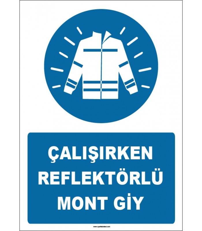 ZY1681 - Çalışırken Reflektörlü Mont Giy